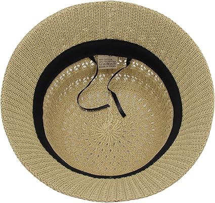 Handwoven Hollow Breathable Bucket Hat – Summer Sunshade Casual Straw Hat